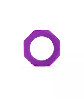 Octagon Ring Small Purple