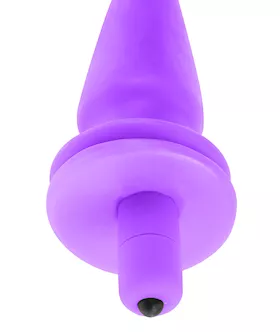 Neon Vibrating Butt Plug