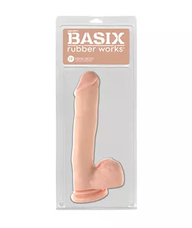 Basix Rubber Worx 12 Mega Dildo