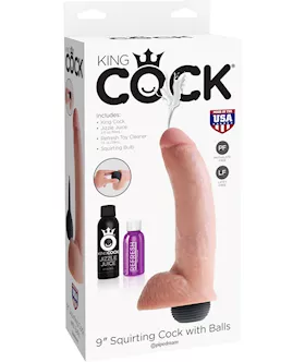 King Cock 9 Inch Squirting Cock