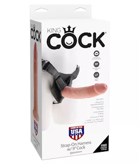King Cock Strap-on Harness With 9 Inch Dildo
