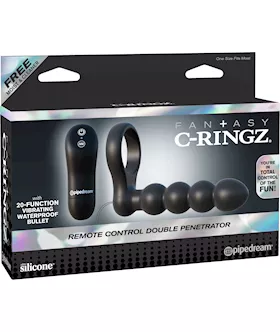 Fantasy C-ringz Remote Control Double Penetrator