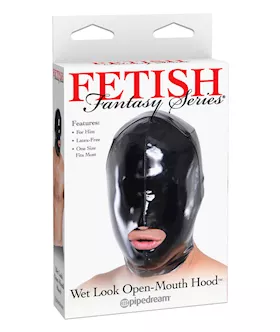 Fetish Fantasy Wet Look Open-mouth Hood