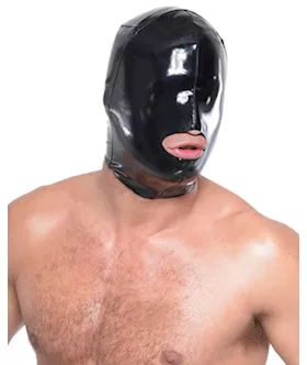 Fetish Fantasy Wet Look Open-mouth Hood