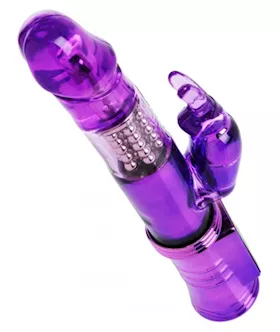 Rotating And Vibrating Compact Purple Rabbit Vibe