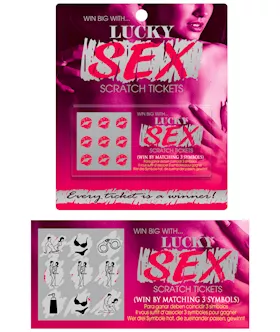 Lucky Sex Scratch Tickets