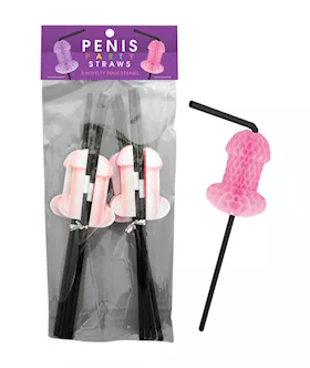 Penis Honeycomb Tissue Party Straws