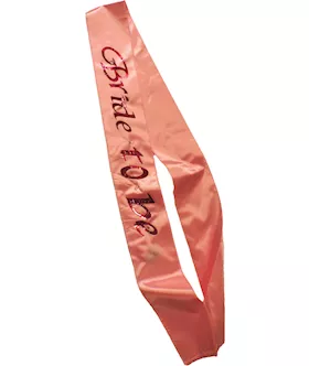 Flashing  Bride To Be Sash