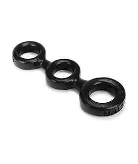 3Ball Cockring W 2 Ballstretcher O S