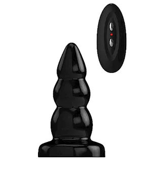 Bottom Line Rubber Vibrating Butt Plug