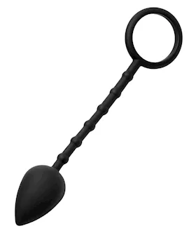 Imbed Silicone Anal Plug And Cock Ring