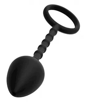 Imbed Silicone Anal Plug And Cock Ring