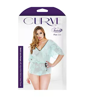 Stretch Lace Romper: Adjustable Waist Snap Closure