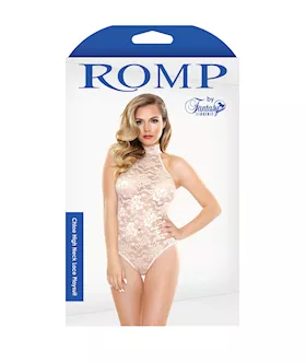 Chloe High Neck Lace Playsuit