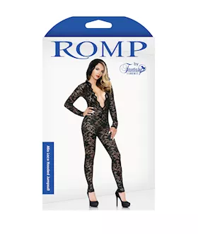 Mia Lace Hooded Jumpsuit