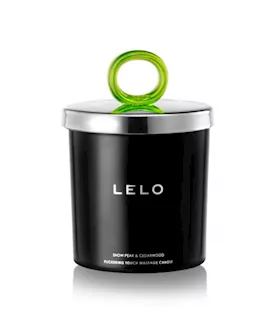 Lelo Snow Pear  Cedarwood Massage Candle