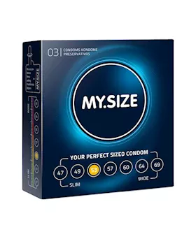 My Size Condoms 3 Pack - 53mm