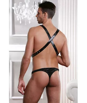 Faux Leather Bondage 2pc