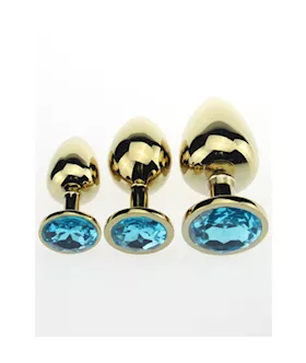 Gold Butt Plug With Gem