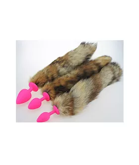 Flirty Fox Tail Silicone Butt Plug