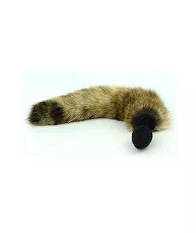 Silicone Butt Plug With Fur Tail
