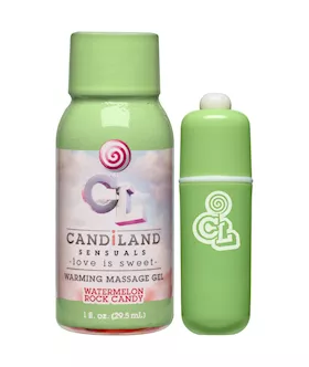 Candiland Sugar Buzz Massage Set- Watermelon Rock Candy