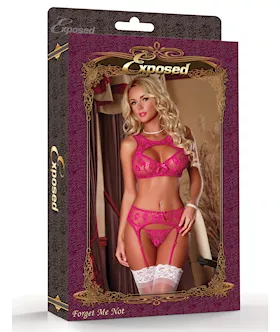 Bra Garter And Gstring Set