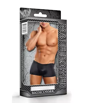 Pouch Short Satin Black