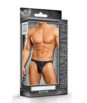 Bong Thong Satin Lycra Black