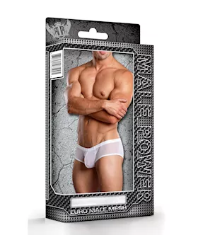 Euro Male Mesh Short White