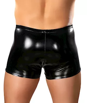 Rubber Pouch Short Black Large