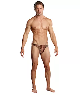 Wonder Thong Br Leopard