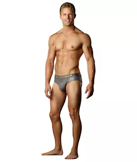 Croc Foil Bikini Grey/gold