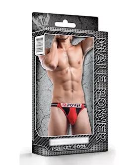 Pocket Pool Pkt Thong Bk/red