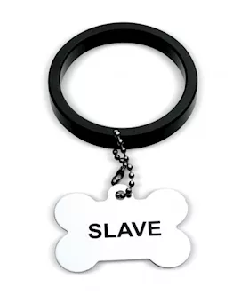 Recruit Aluminum Cock Ring With 4 Dog Tags