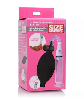 Clitoral Pumping System With Detachable Acrylic Cylinder