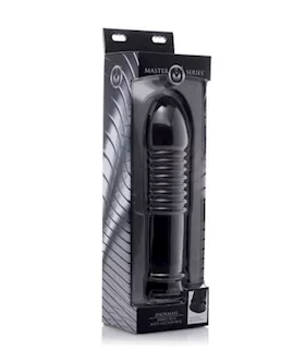 The Enormass Ribbed Plug With Suction Base