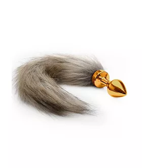 Fox Tail Buttplug Gold