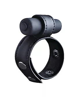 Leather Cock Ring Black