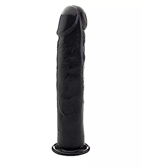 Realistic Cock 155 Inch No Scrotum Black