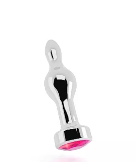 R8 Silver Plug 3.5 Inch Rose Red Sapphire