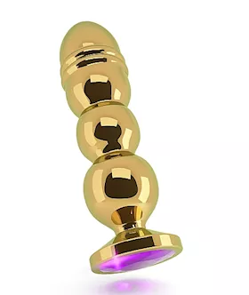 R10 Gold Plug 4.9 Inch  Sapphire
