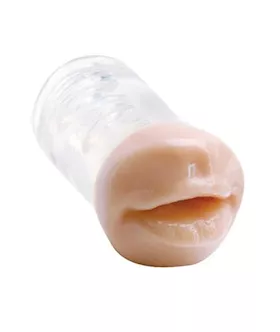 Cyberskin Ice Action-view Blow Job Stroker