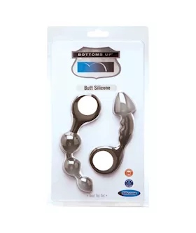 Bottoms Up Butt Silicone Anal Toy Set Smoke