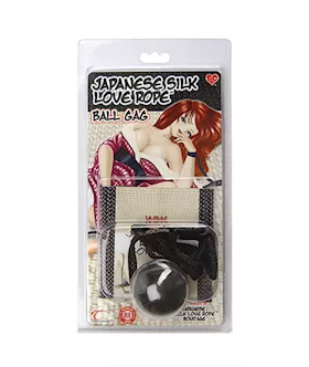 Japanese Silk Love Rope Ball Gag