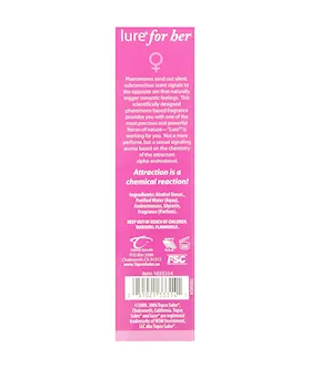 Lure For Her Pheromone Attractant Cologne