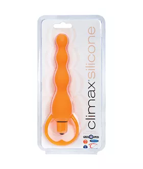 Climax Silicone Vibrating Bum Beads Orange
