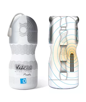 Vulcan Love Skin Masturbator Wet Mouth + Vibe