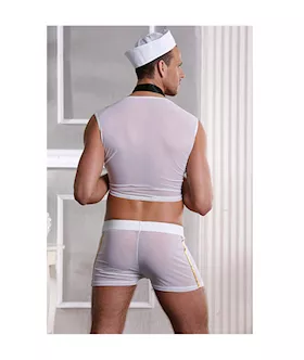 Four Piece Sexy Navy Sailor Set