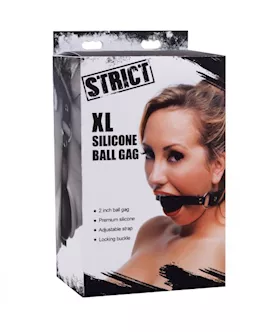 Xl 2 Inch Silicone Ball Gag